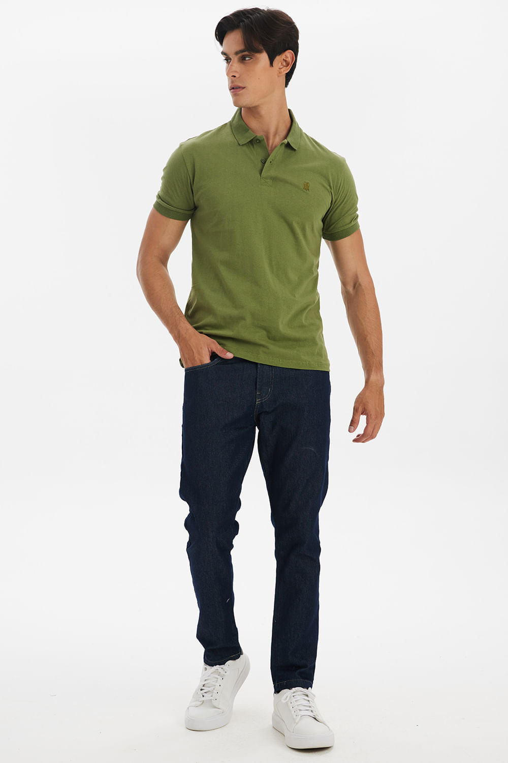 Calça Jeans Masculina Skinny Polo Wear Jeans Escuro