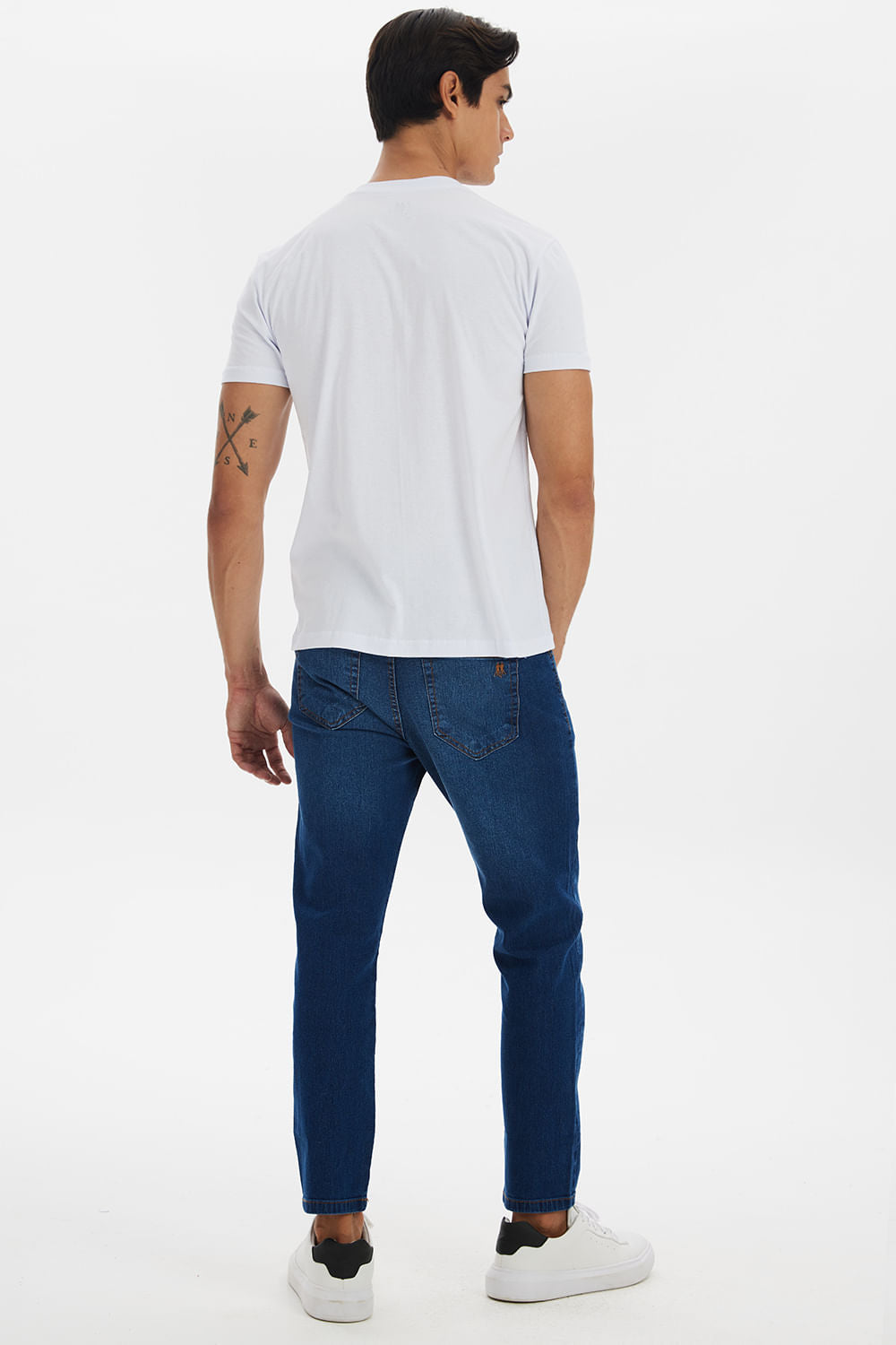 Calça Jeans Masculina Skinny Básica Polo Wear Jeans Médio