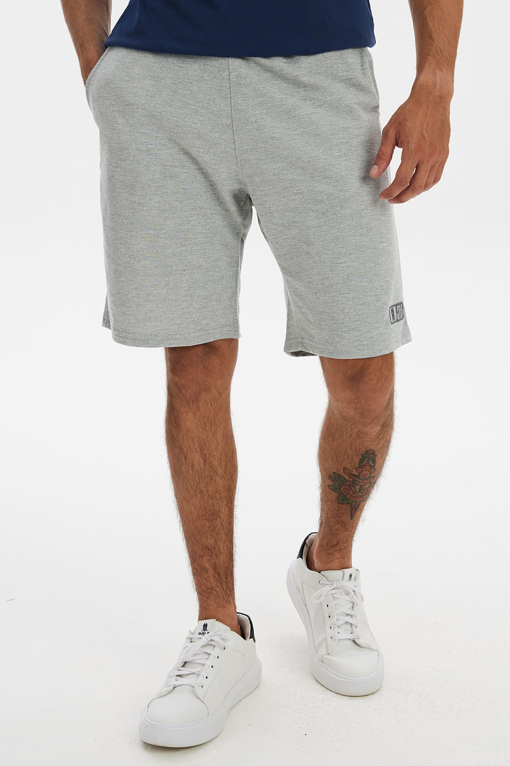 Kit 2 Bermudas Moletom Masculina Polo Wear Sortido