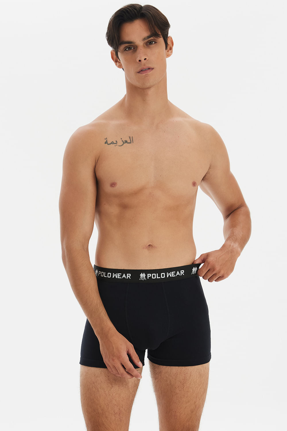 Kit 6 Cuecas Boxer Algodão Polo Wear Sortido