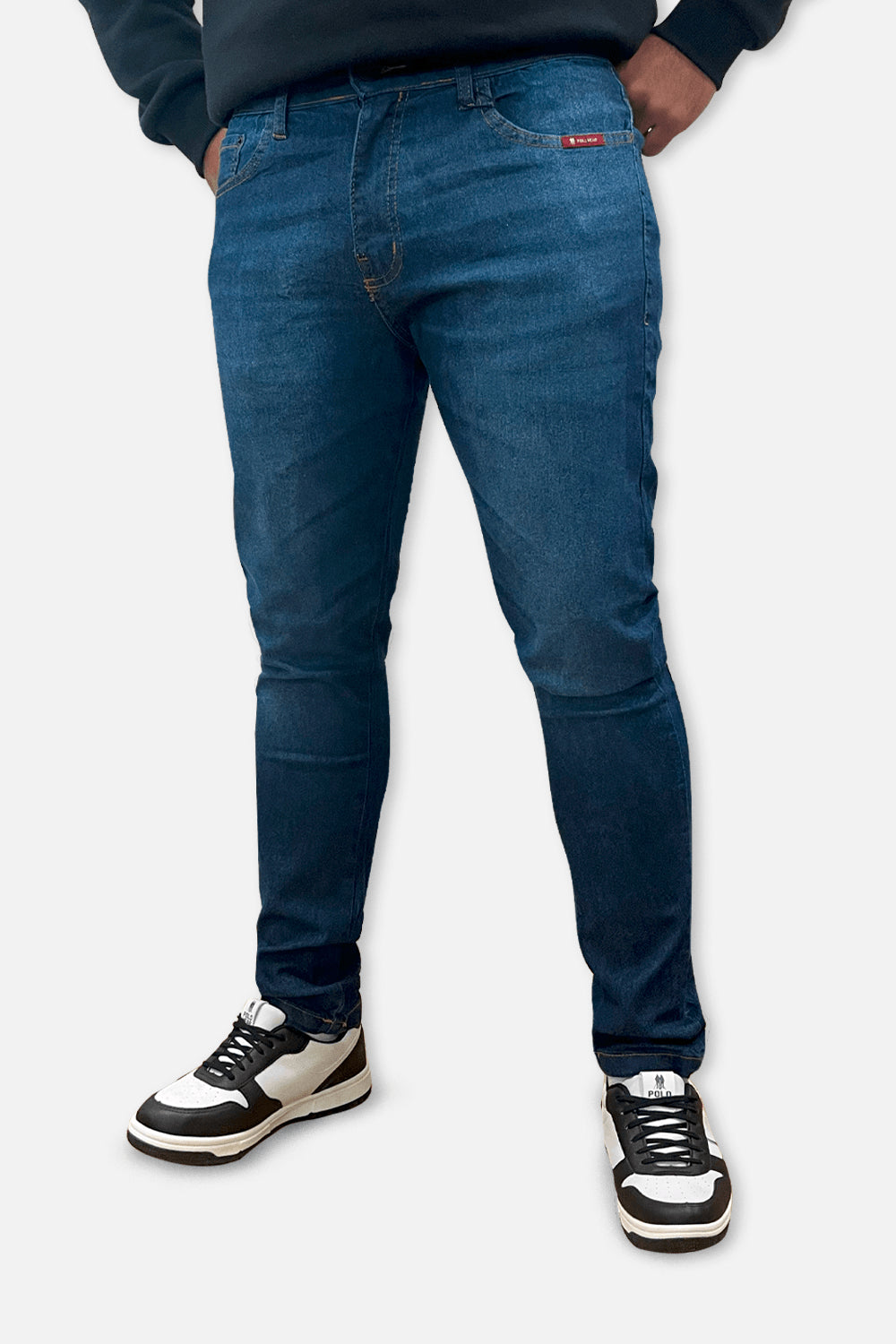 Calça Jeans Masculina Skinny Bellagio Polo Wear Jeans Escuro