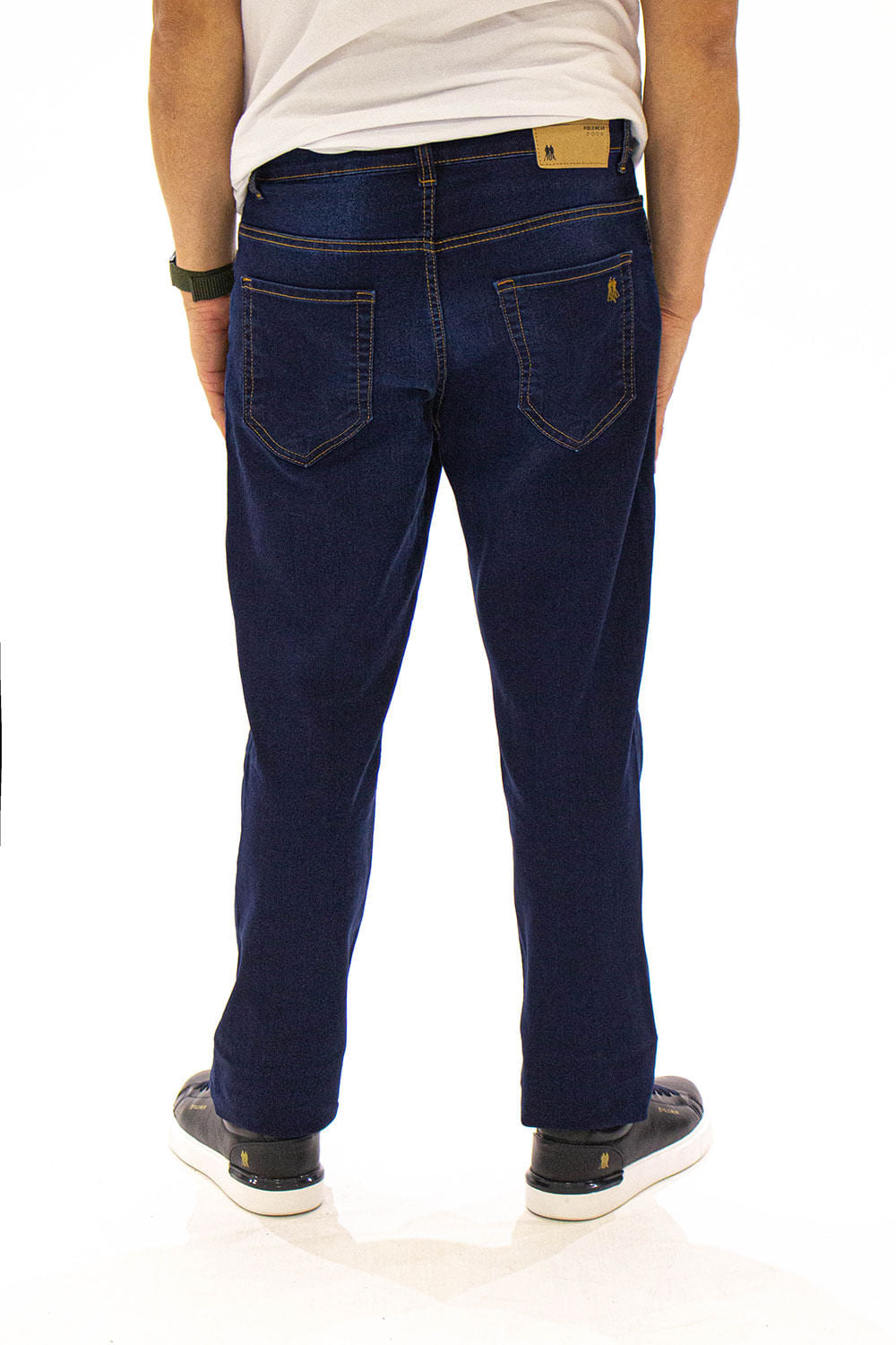Calça Jeans Masculina Slim Belline Polo Wear Jeans Escuro