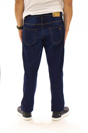 Calça Jeans Masculina Slim Belline Polo Wear Jeans Escuro