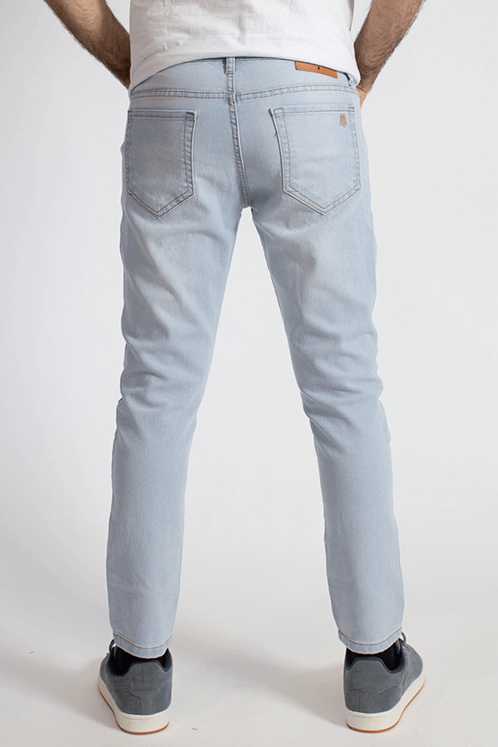 Calça Jeans Masculina Skinny Básica Polo Wear Jeans Claro