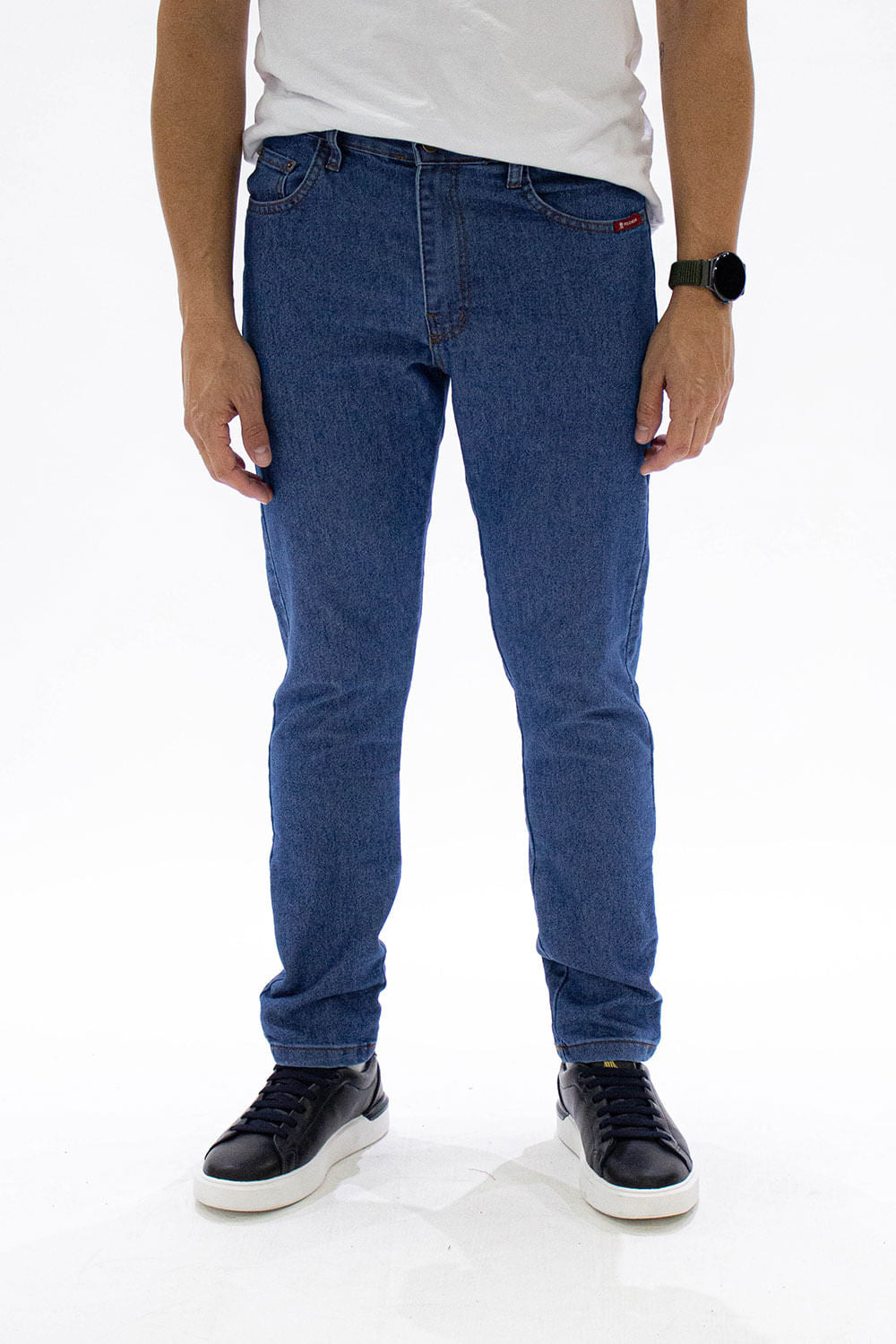 Calça Jeans Masculina Skinny Street Polo Wear Jeans Médio