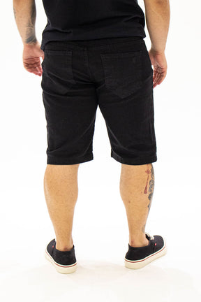 Bermuda Masculina Jeans Regular Belline Polo Wear Preto