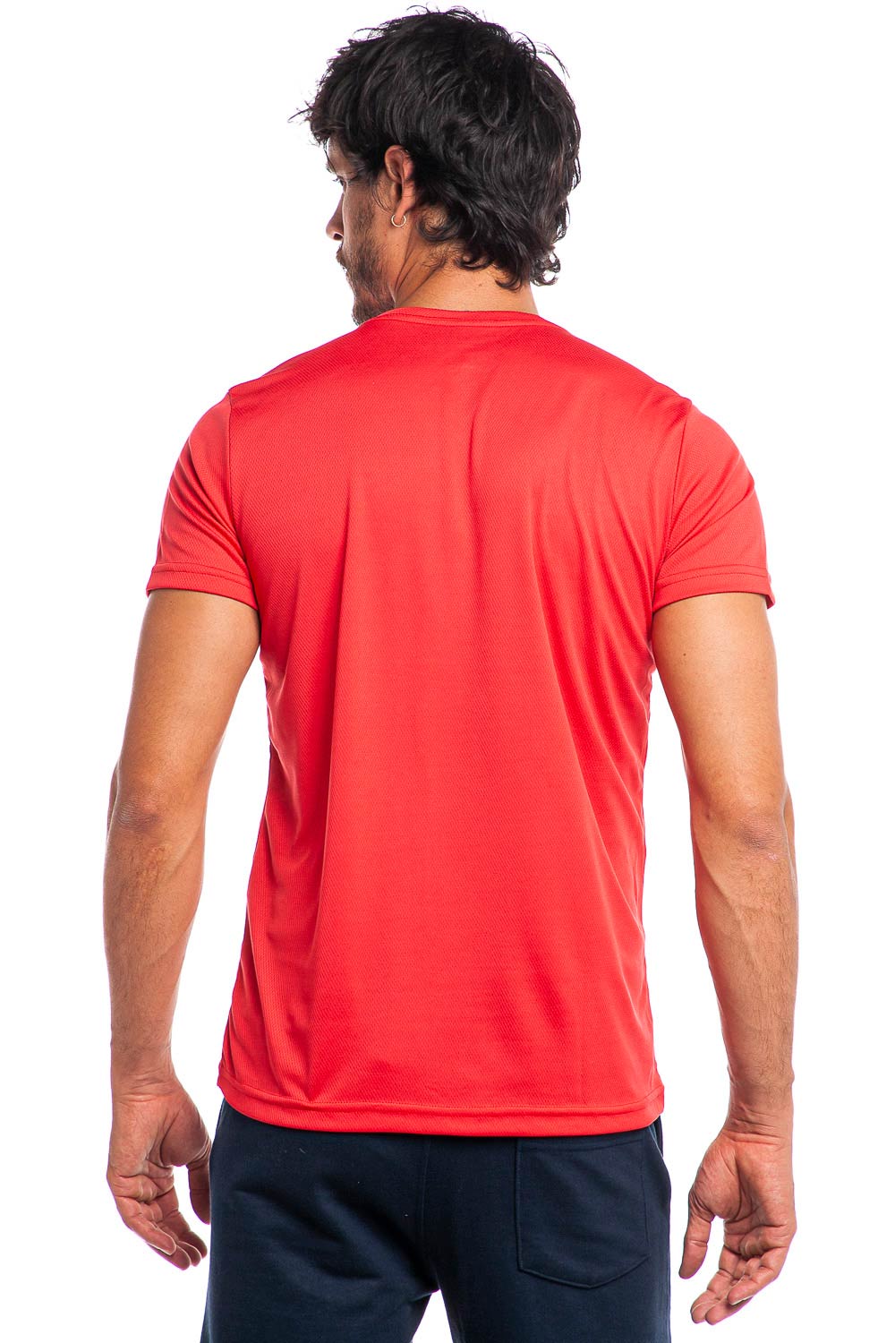 Camiseta Masculina Pw Sports Lisa Polo Wear Vermelho Médio