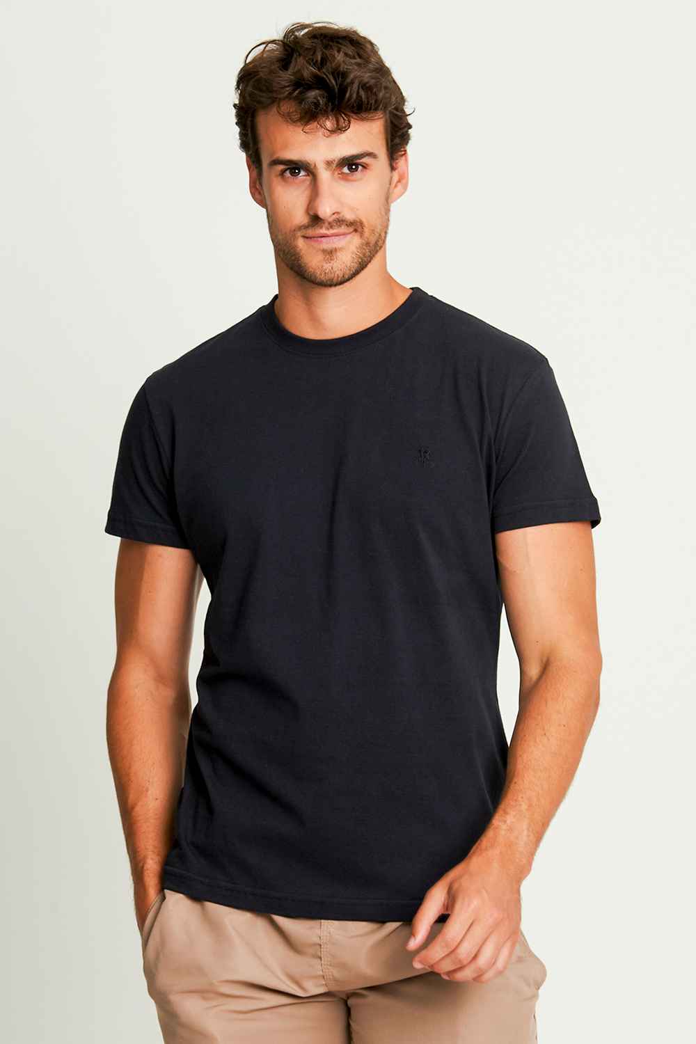 Kit 3 Camisetas Básicas Masculinas Polo Wear Sortido