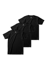 Kit 3 Camisetas Masculinas Básicas Logo Polo Wear Preto