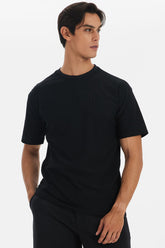 Camiseta Gola Careca Masculina Polo Wear Preto