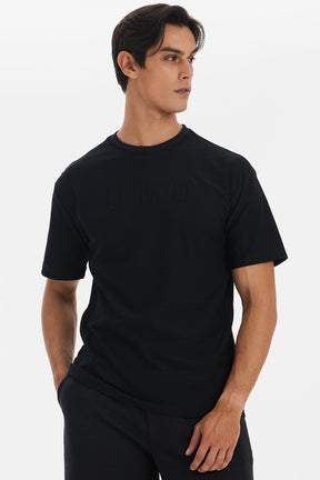 Camiseta Gola Careca Masculina Polo Wear Preto