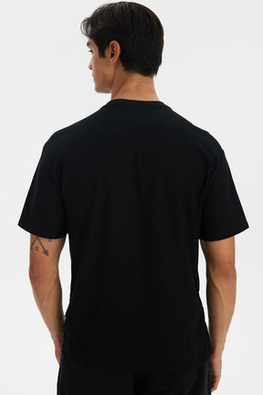 Camiseta Gola Careca Masculina Polo Wear Preto