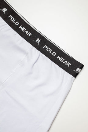Kit 6 Cuecas Boxer Algodão Polo Wear Sortido