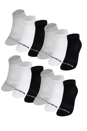 Kit 12 Cuecas Boxer + 12 Meias - Sortidas