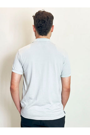 Polo Masculina Piquet Básica Com Botões Polo Wear Bege Escuro