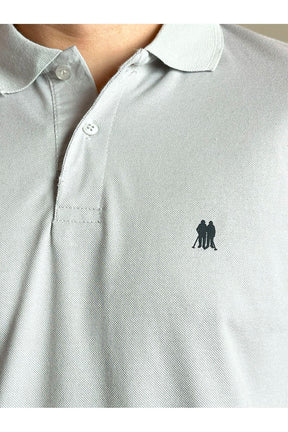 Polo Masculina Piquet Básica Com Botões Polo Wear Bege Escuro