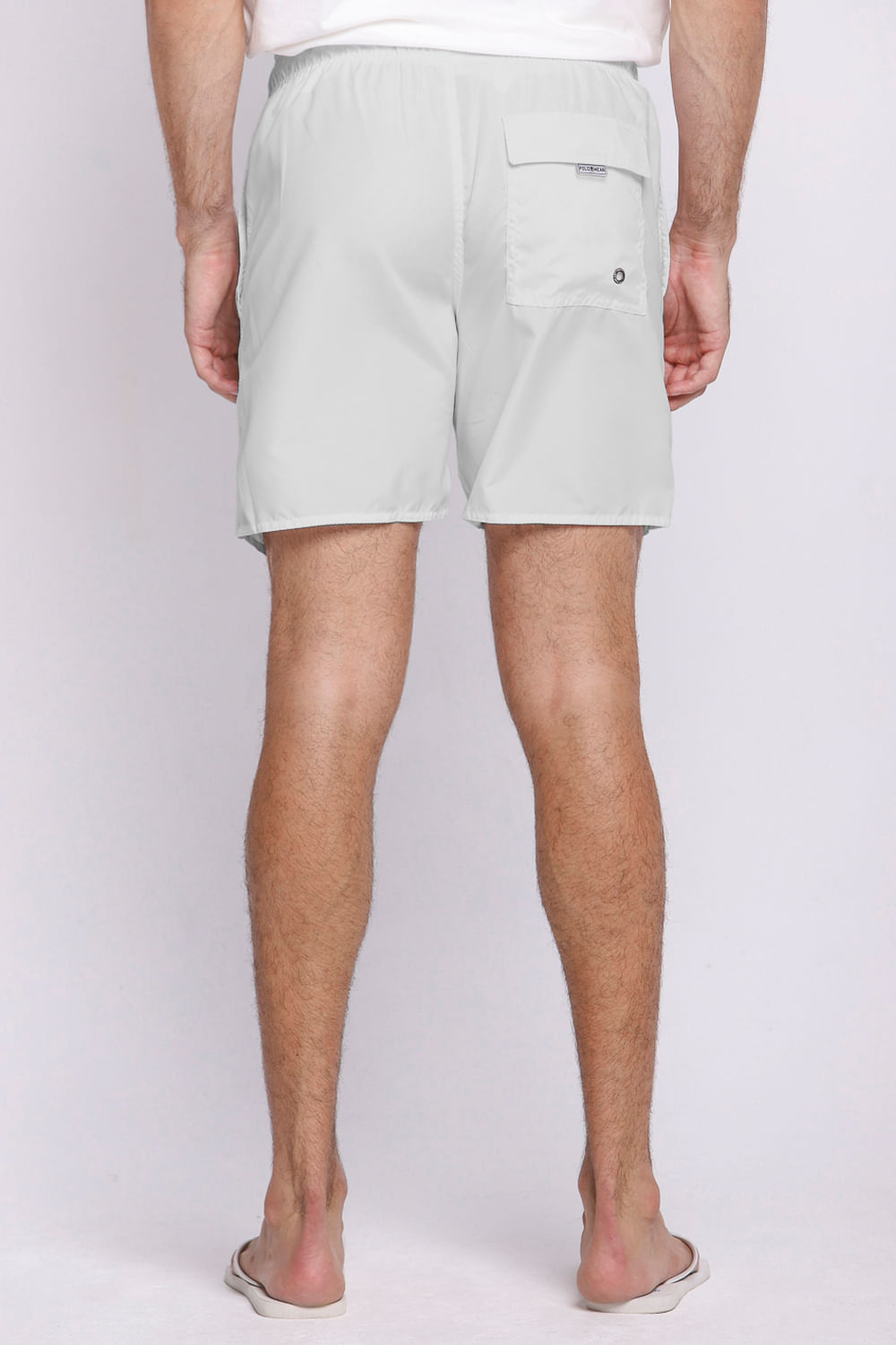 Short Vôlei Masculino Transfer Polo Wear Cinza Medio