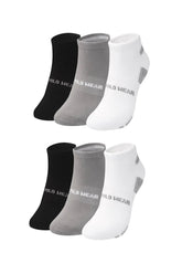 Kit 6 Pares de Meias Cano Curto Atoalhada Polo Wear Sortido